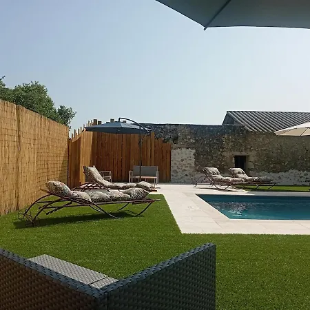Сasa de vacaciones Domaine De Borde Grande - Le Logis - 4 - Jardin - Terrasses - Piscine - Internet - Parking